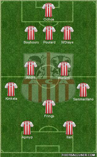 Athletic Club Ajaccien Football Formation 2014