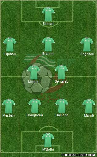 Algeria Formation 2014