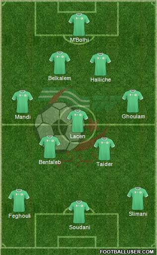 Algeria Formation 2014