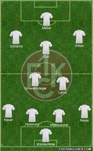 1.FC Kaiserslautern Formation 2014