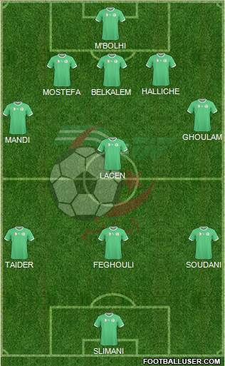 Algeria Formation 2014