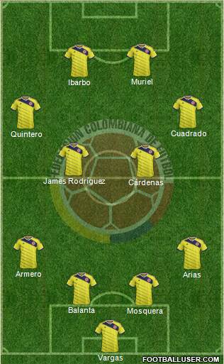 Colombia Formation 2014