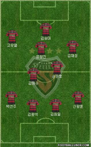 Pohang Steelers Formation 2014