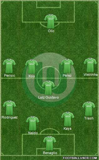 VfL Wolfsburg Formation 2014