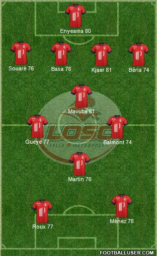 LOSC Lille Métropole Formation 2014