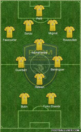 FC Sochaux-Montbéliard Formation 2014