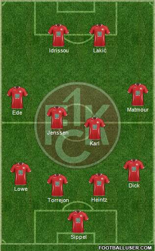 1.FC Kaiserslautern Formation 2014