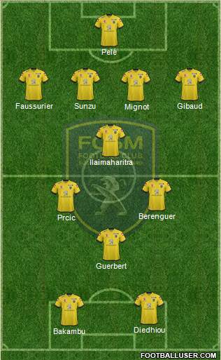 FC Sochaux-Montbéliard Formation 2014