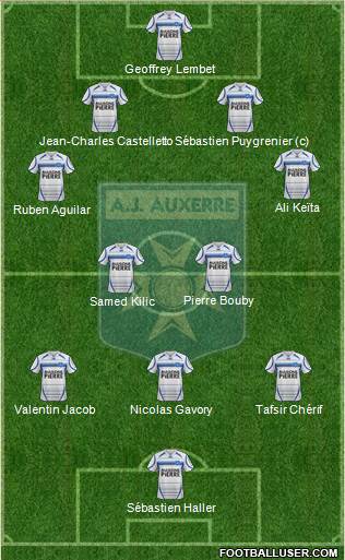 A.J. Auxerre Formation 2014