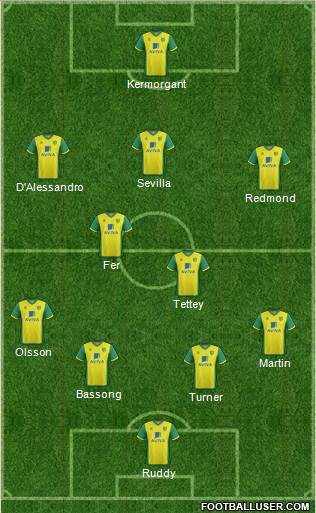 Norwich City Formation 2014