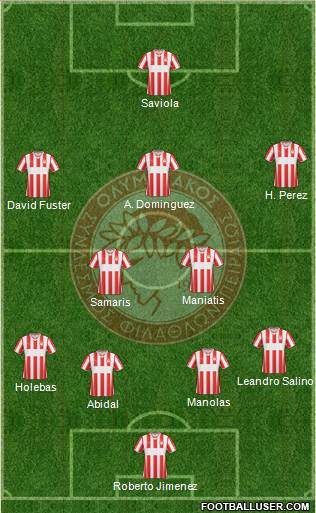 Olympiakos SF Piraeus Formation 2014