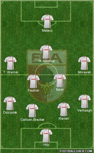 FC Augsburg Formation 2014