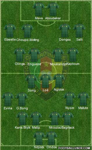 Cameroon Formation 2014