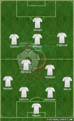 Algeria Formation 2014