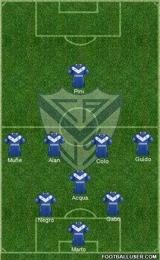 Vélez Sarsfield Formation 2014