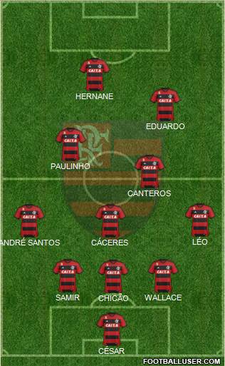 CR Flamengo Formation 2014