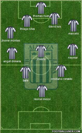 C Alianza Lima Formation 2014