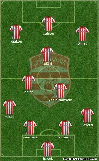 Club Africain Tunis Formation 2014