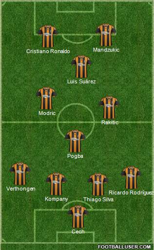 Hull City Formation 2014