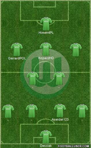 VfL Wolfsburg Formation 2014