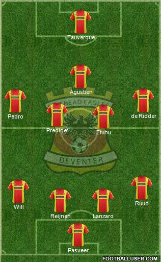 Go Ahead Eagles Formation 2014