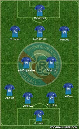 Racing Club de Strasbourg-Football Formation 2014