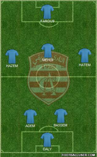 Club Africain Tunis Formation 2014