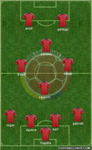 Colombia Formation 2014