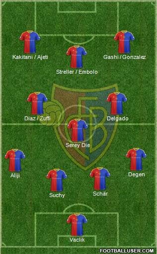 FC Basel Formation 2014