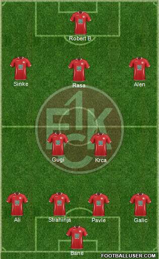 1.FC Kaiserslautern Formation 2014