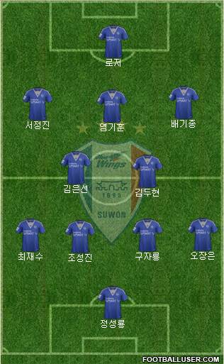 Suwon Samsung Blue Wings Formation 2014