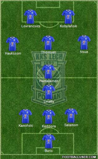 Lech Poznan Formation 2014