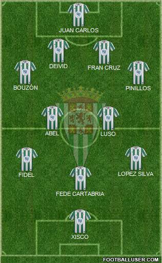 Córdoba C.F., S.A.D. Formation 2014