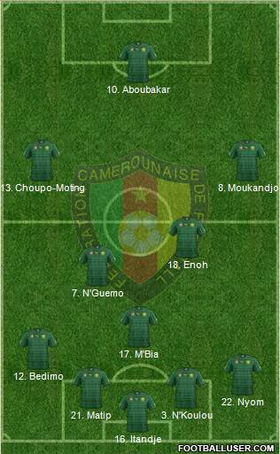 Cameroon Formation 2014