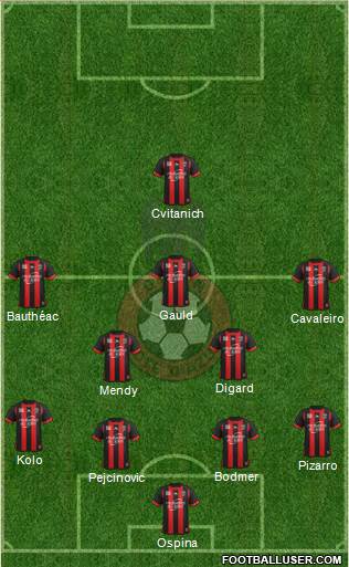 OGC Nice Côte d'Azur Formation 2014