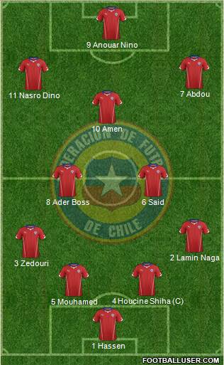 Chile Formation 2014