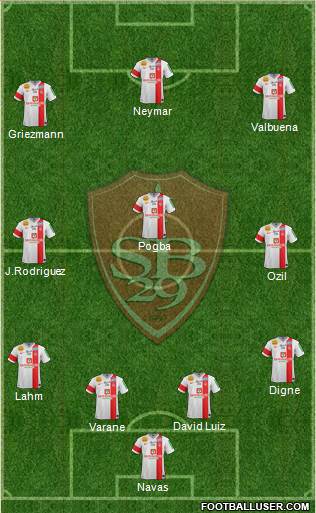 Stade Brestois 29 Formation 2014