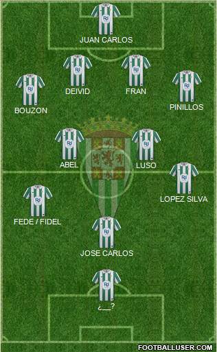 Córdoba C.F., S.A.D. Formation 2014