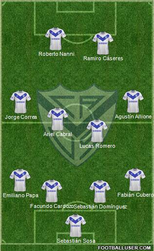 Vélez Sarsfield Formation 2014