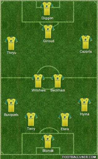 Norwich City Formation 2014