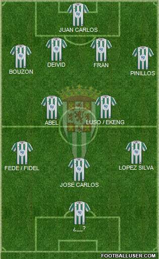 Córdoba C.F., S.A.D. Formation 2014