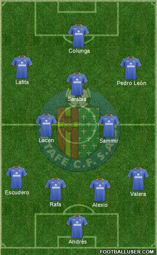 Getafe C.F., S.A.D. Formation 2014