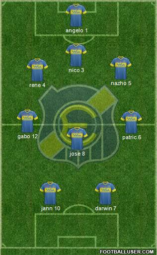 CD Everton de Viña del Mar S.A.D.P. Formation 2014