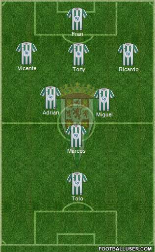 Córdoba C.F., S.A.D. Formation 2014