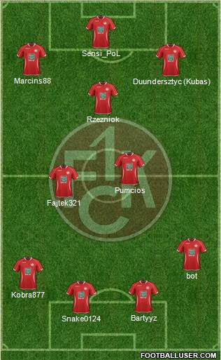 1.FC Kaiserslautern Formation 2014