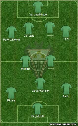 Albacete B., S.A.D. Formation 2014