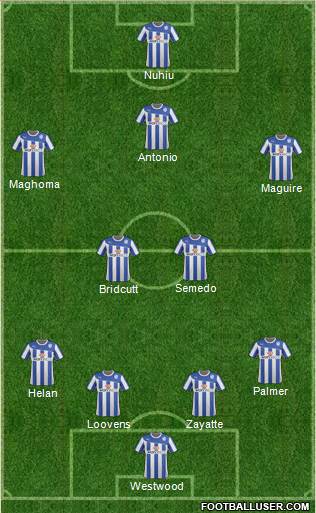 Sheffield Wednesday Formation 2014