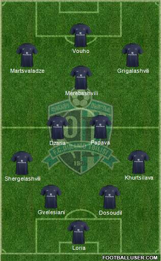 Dinamo Tbilisi Formation 2014