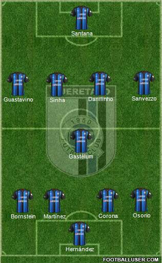 Club de Fútbol Gallos Blancos Formation 2014