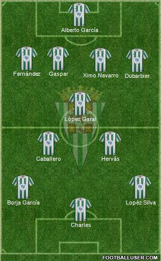 Córdoba C.F., S.A.D. Formation 2014